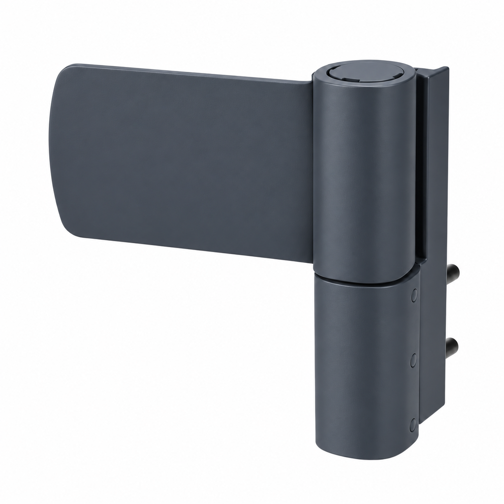 Петля REZE ALPHA XL дверная 110 мм, 120 кг, 15-19 мм, RAL 7016 антрацит