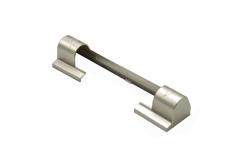 NX R 01.2 Серебро светлое (шампань) декор. накладка верхней петли на раме
