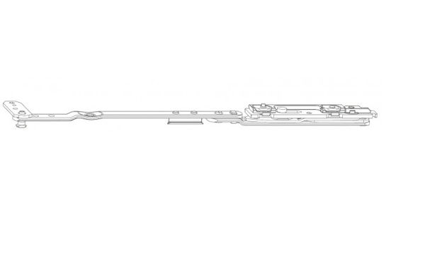 Ножницы на раме 431-600 прав. NT АЛЮМИНИЙ DESIGNO 624506