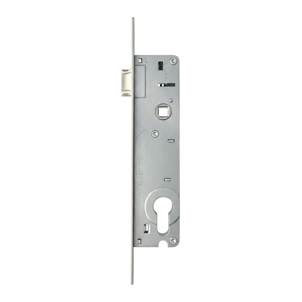 Замок REZE ALU 30/85/23, с защелкой и ригелем