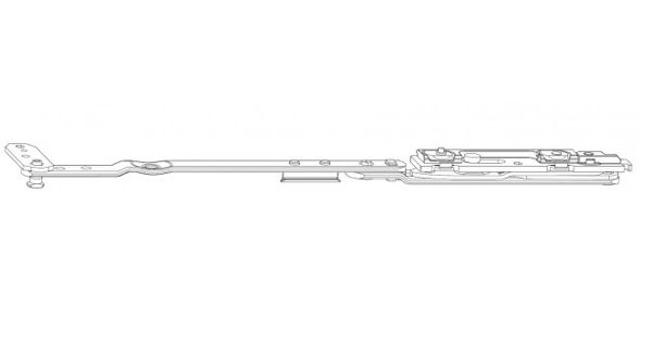 Ножницы на раме 801-1400 лев. NT АЛЮМИНИЙ DESIGNO 624511